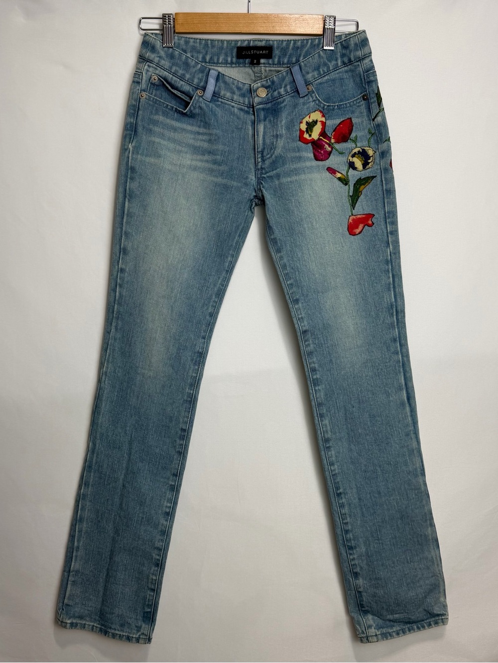 Jill Stuart Embroidered Jeans